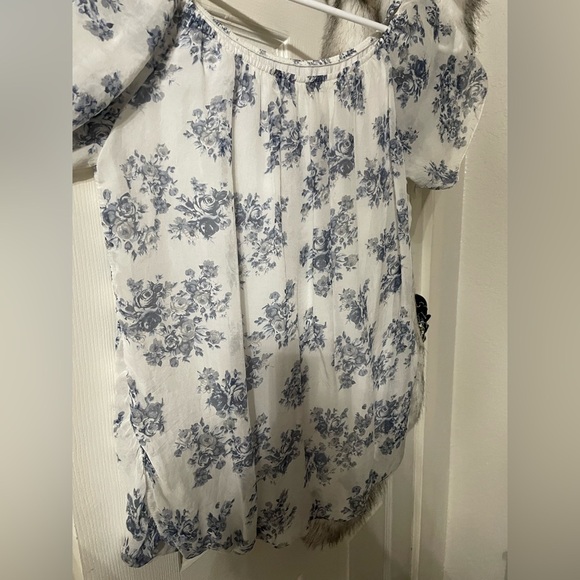 Gorgeous 100% Silk Summer Top Size Medium - Picture 6 of 11